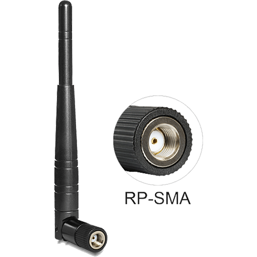   Antennes WiFi   Antenne omni. 2.4/5Ghz 3dBi RP-SMA 360 88461